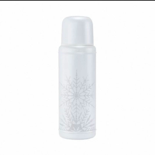 Starbucks China 2025 Snowlit Wonderland series White Retro Thermos Cup 460ml 16.19oz