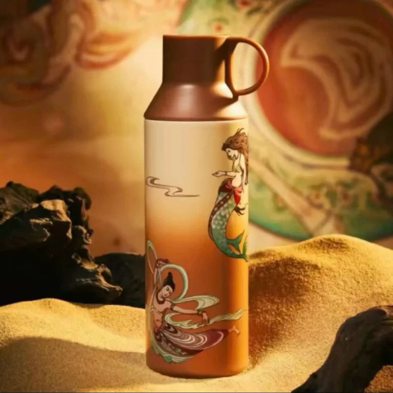 Starbucks China 2025 and the Dunhuang Academy of Fine Arts co-brand series 550ml thermos