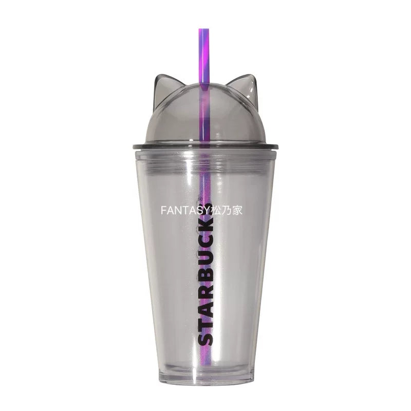 Starbucks Japan 2025 Halloween collection Cat Head Straw Cup 473ml 16.65oz