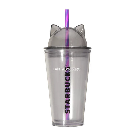 Starbucks Japan 2025 Halloween collection Cat Head Straw Cup 473ml 16.65oz