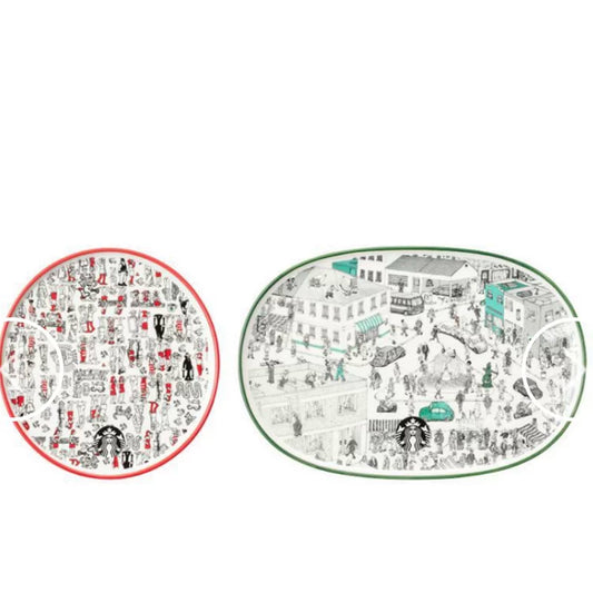Starbucks Korea 2025 Christmas series Plate Set