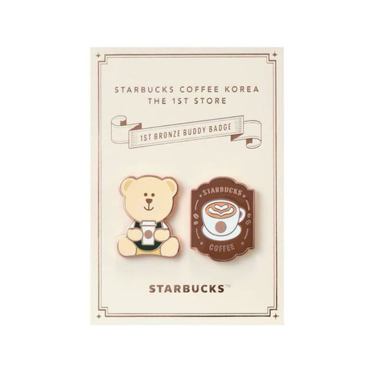 Starbucks Korea 2025 Ewha No1 Store series Pin set A