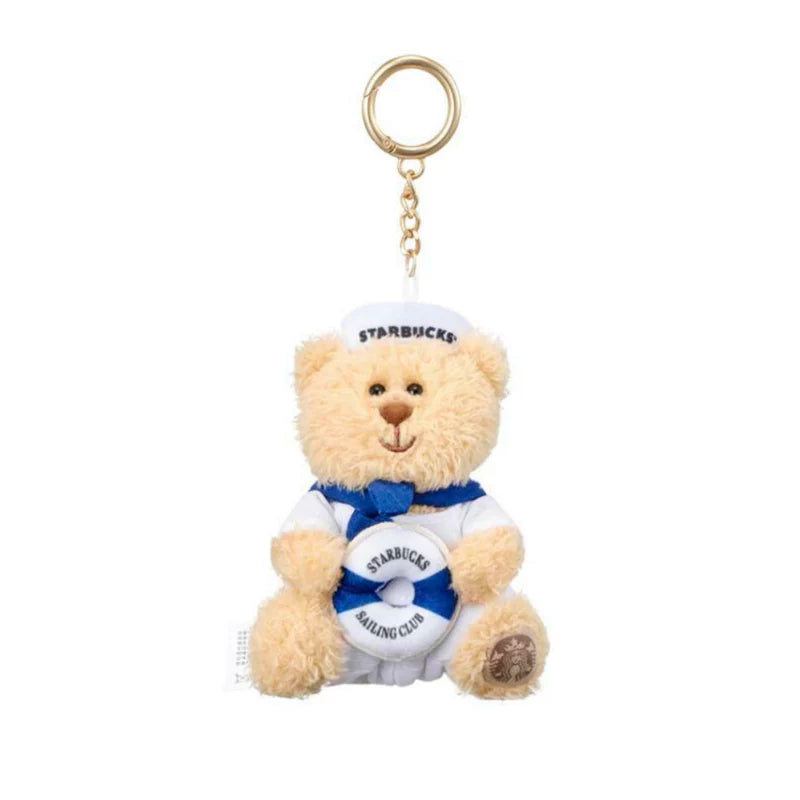 Starbucks Korea 2025 summer blue series Bearista keychain