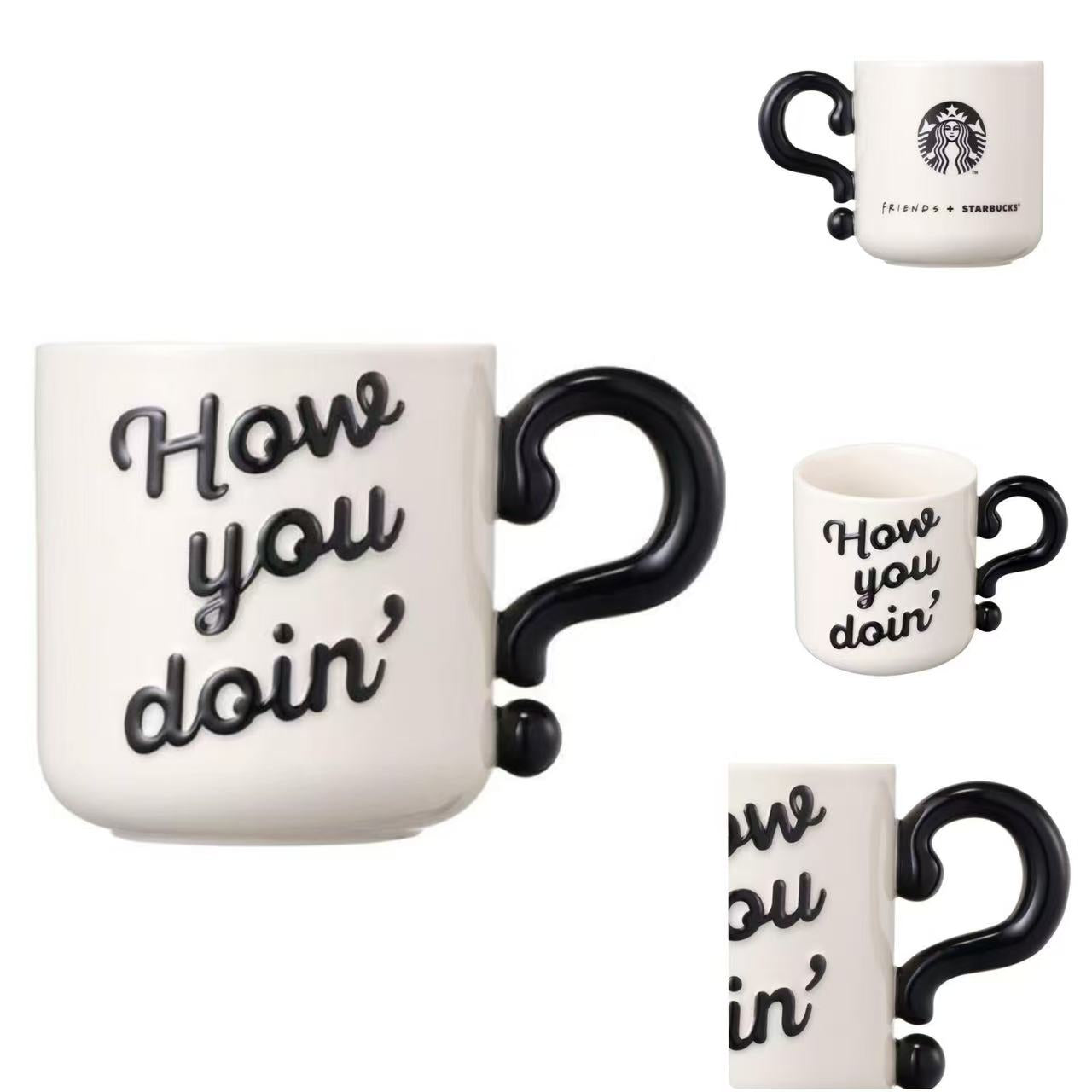 Starbucks Korea 2026 Friends collaboration series Question Mark Mug 355ml