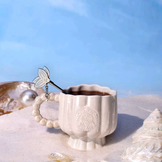 Starbucks Romantic Ocean Anniversary Series Fritillaria Gloss Ceramic Mug 355ml 12.49oz