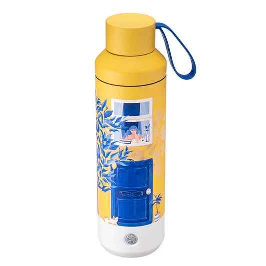 Starbucks Taiwan 2025 Summer Mediterranean Style Series Stainless Steel Cup 591ml 20.8oz