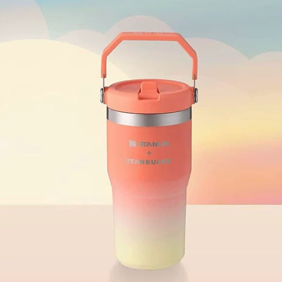 Starbucks Thailand 2025 Summer Limited Series 355ml Stanley Handle Stainless Steel Cup