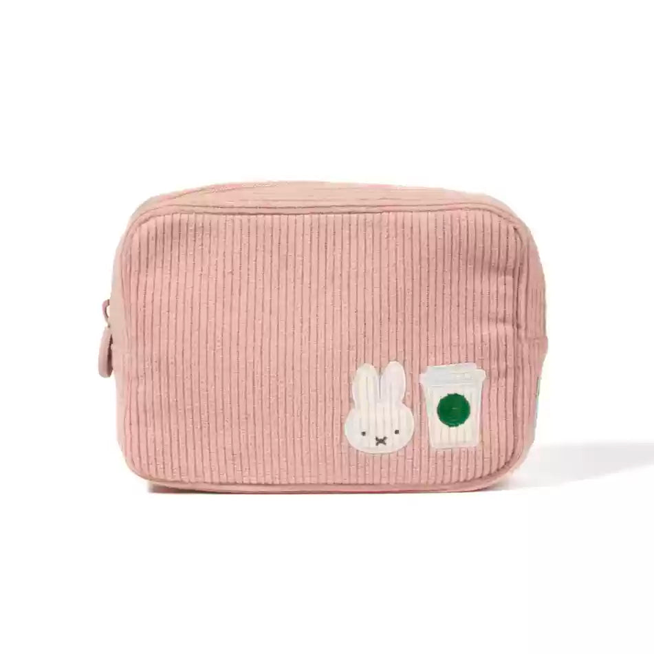 Starbucks and Miffy Asia pink make up bag