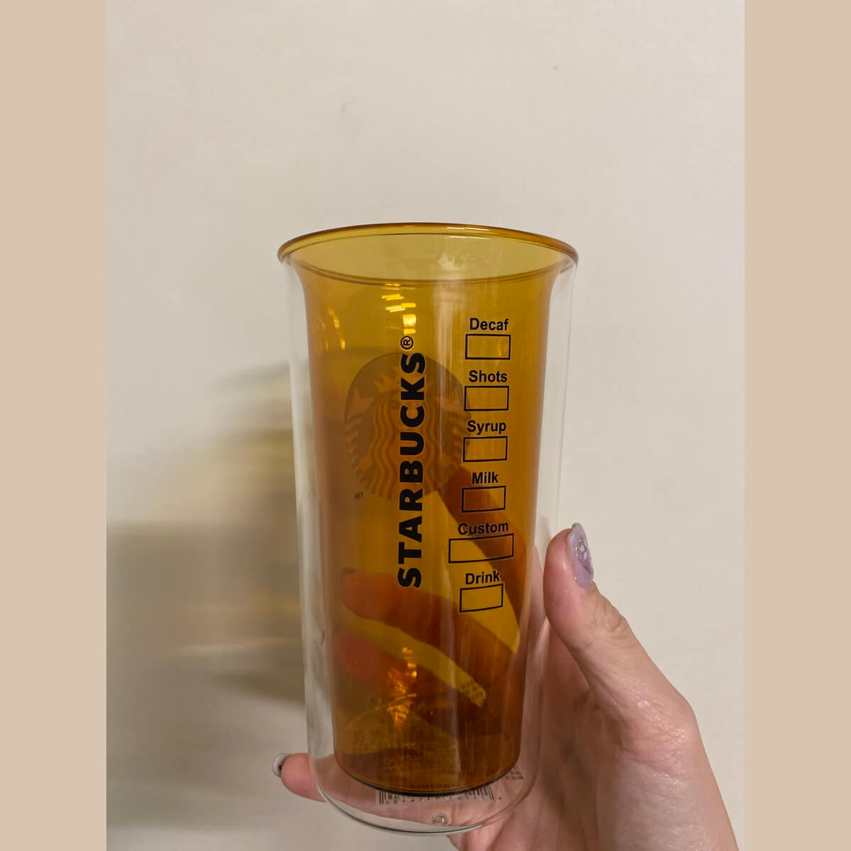 Starbucks Taiwan 2024 26th anniversary double wall glass 400ml