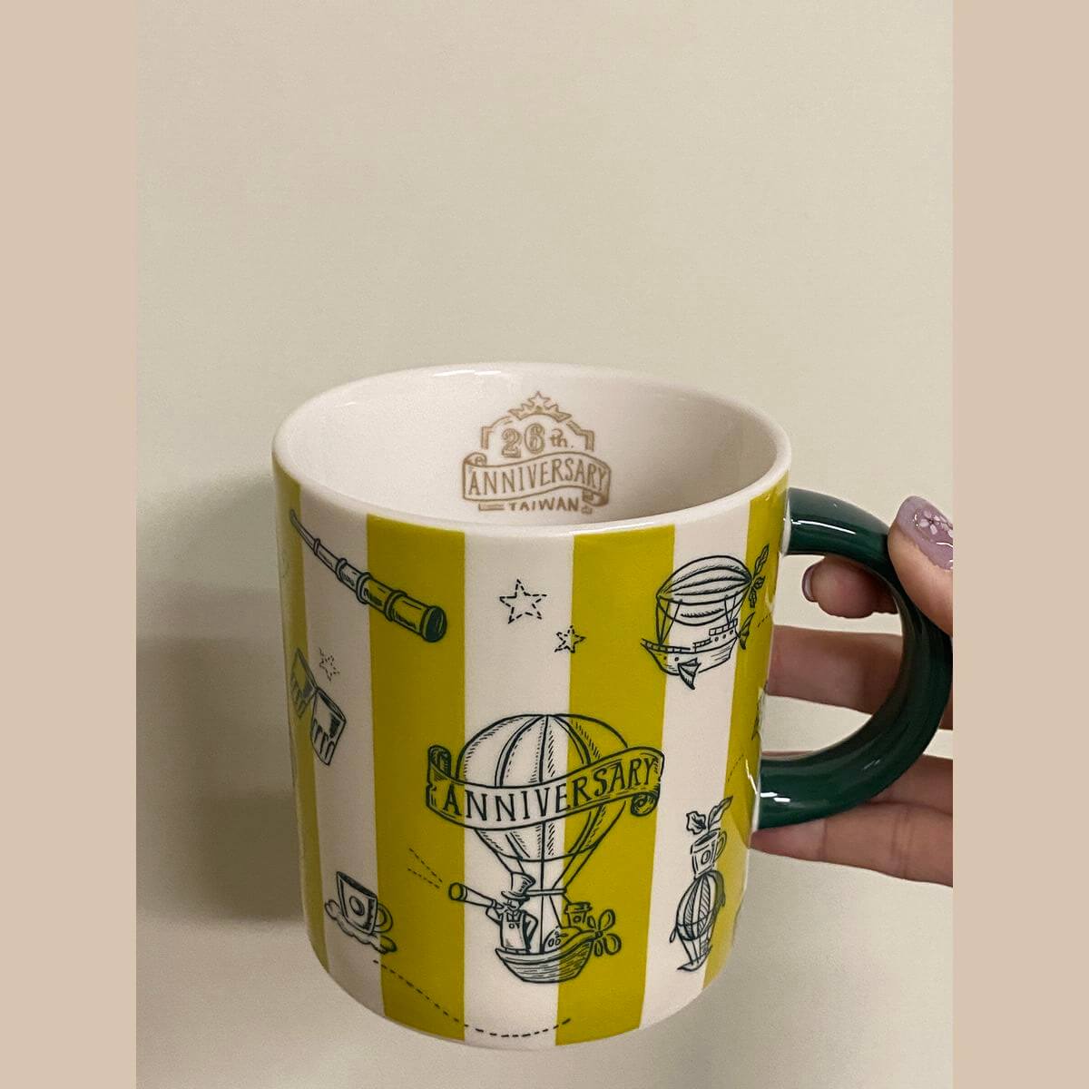 Starbucks Taiwan 2024 26th anniversary coffee journey mug 473ml