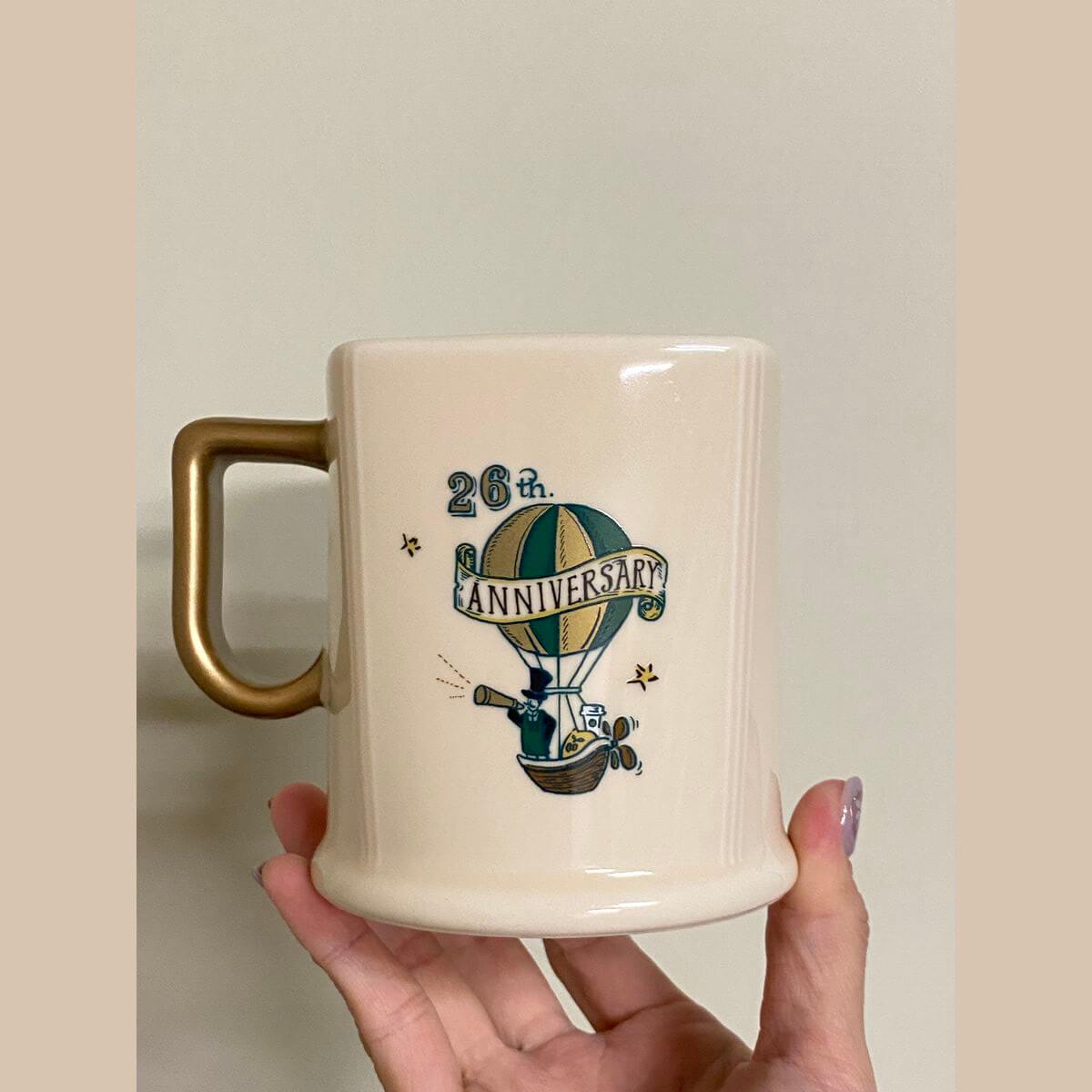 Starbucks Taiwan 2024 26th anniversary Ho-t Air Balloon Adventure Mug 414ml