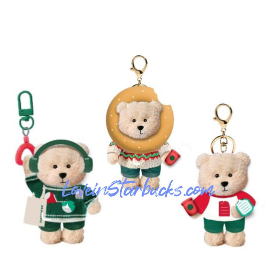 pre-order Starbucks China Christmas Keychain - clothes can be DIY