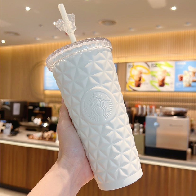 Starbucks China 2023 Elegant Lily of the Valley Double Glass Straw