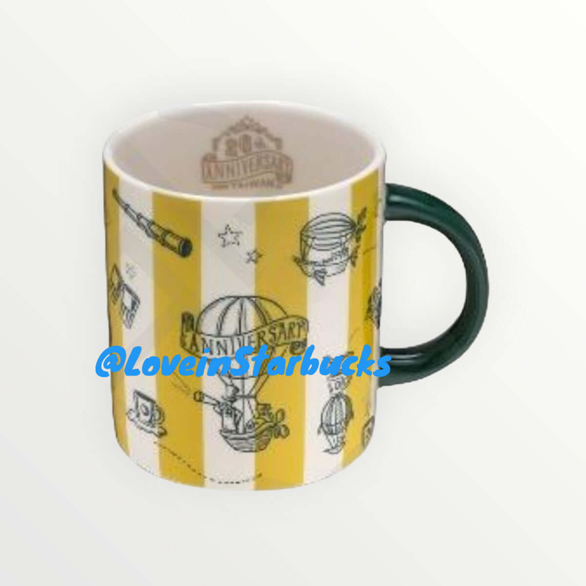 Starbucks Taiwan 2024 26th anniversary coffee journey mug 473ml