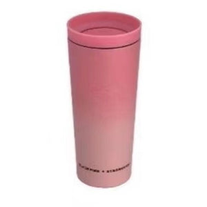 Starbucks 473ml/16oz Gradient Pink Double-Lid Stainless Steel Straw Cup –  Ann Ann Starbucks