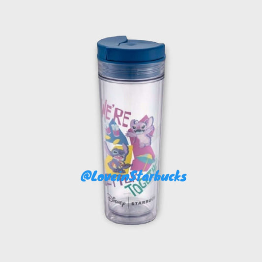 Starbucks Disney co-branded Taiwan 2024 series DISNEYFUN Stitch Travel Cup 473ml