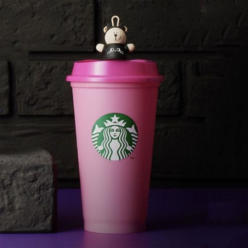 Starbucks+Stanley 2023 Taiwan Valentine's Day Pink 20oz SS Straw