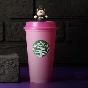 Starbucks sells bear plugs for reusable cups in Japan