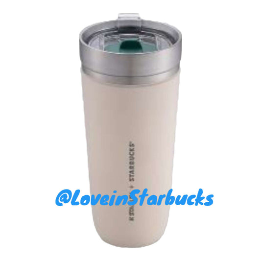 Starbucks Asia 2024 summer2 Stanley warm beige Stainless steel cup 20oz