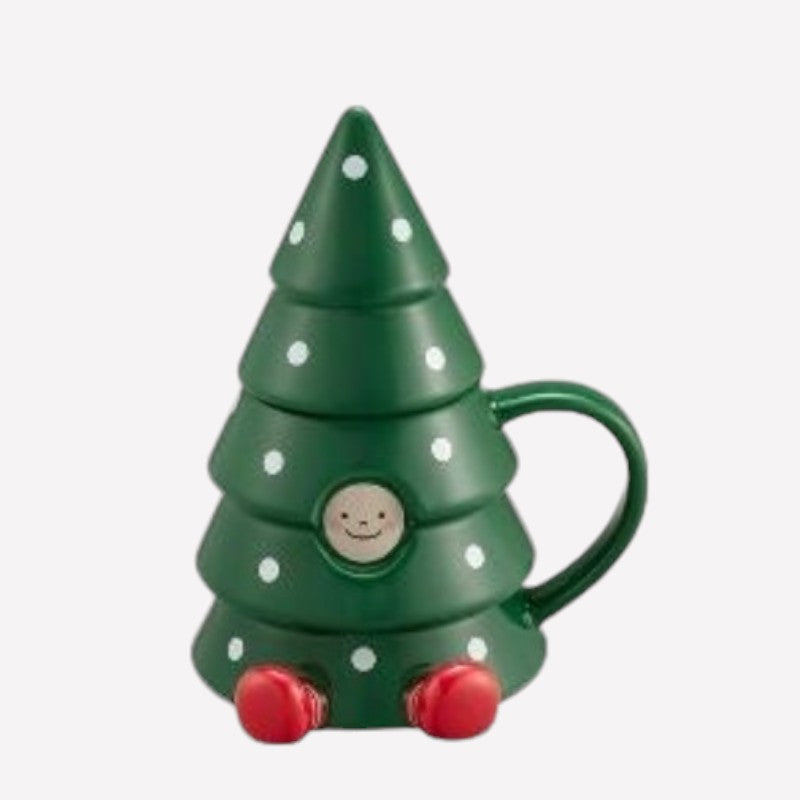 Starbucks Taiwan 2024 Christmas series Christmas tree mug 296ml