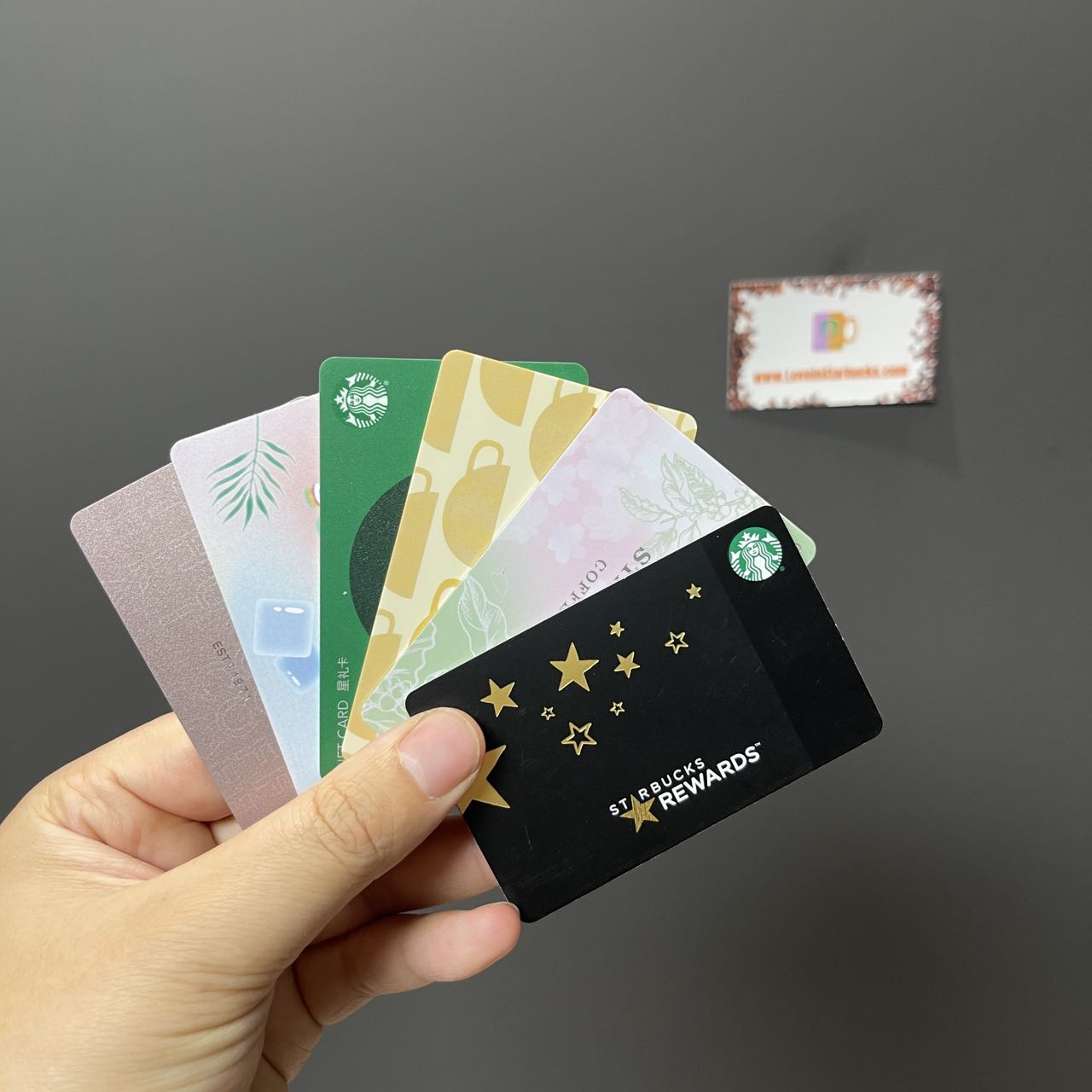 Starbucks 6PCS gift cards without money