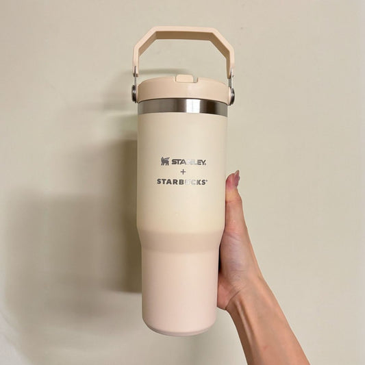 Starbucks Taiwan 2025 Summer Mediterranean Style Series x Stanley pink Stainless Steel cup 30oz