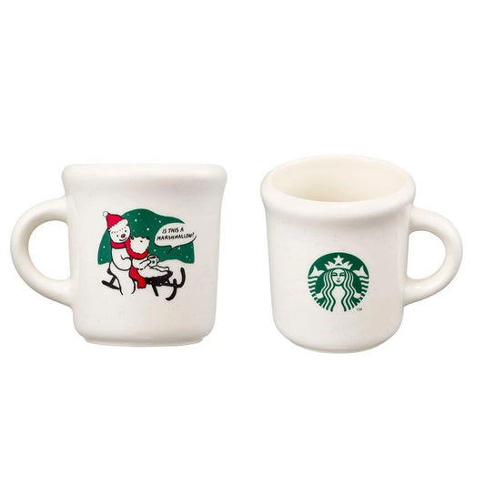 Starbucks Korea 2024 Christmas Season1 white mug 300ml