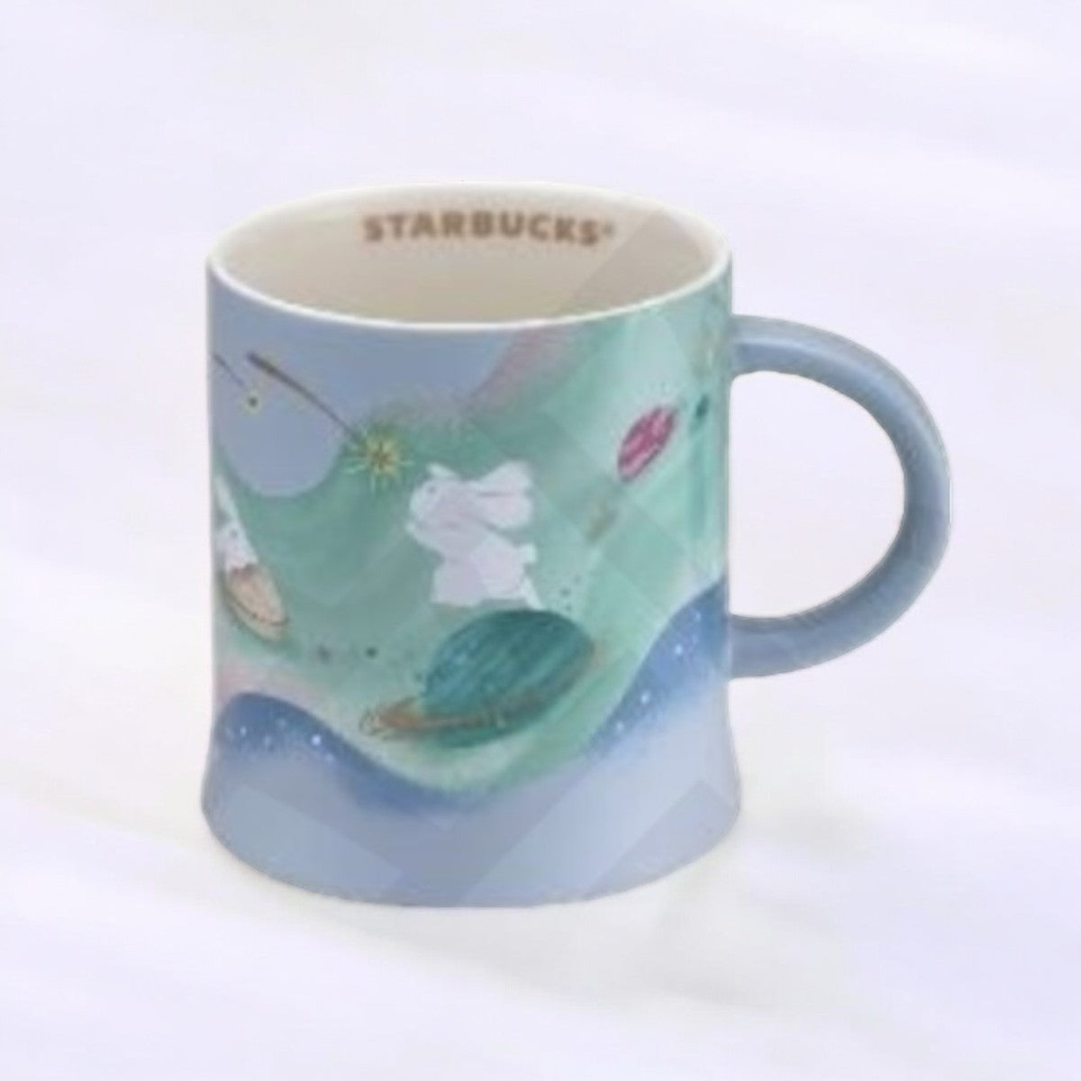 Starbucks Taiwan 2024 Jade Rabbit Planet mug 414ml