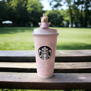 Starbucks Japan 2023 Sakura reusable plastic grade cup 16oz