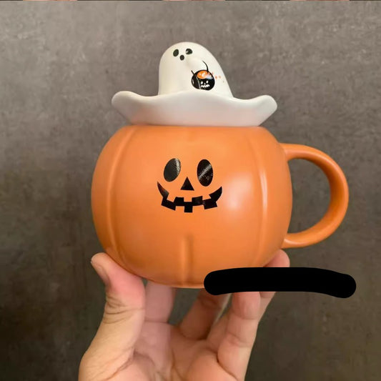 Starbucks HK 2023 Halloween pumpkin shaped mug