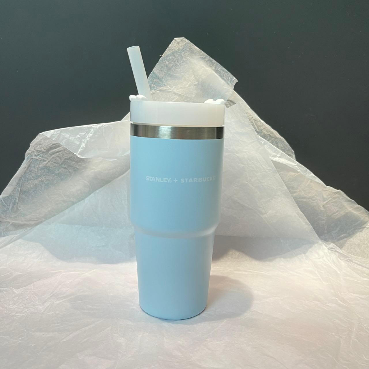 Starbucks Korea Stanley sky blue stainless steel cup 473ml