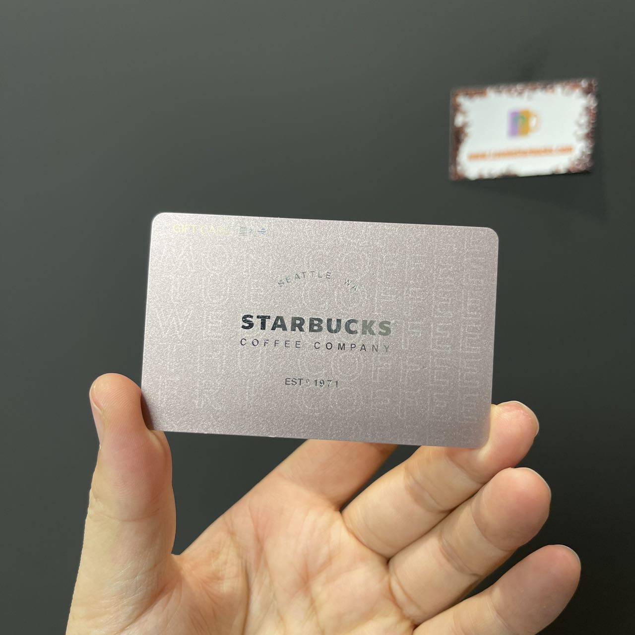 Starbucks 6PCS gift cards without money