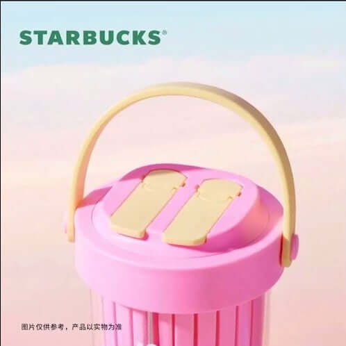 Starbucks China 2024 Colorful summer double drinking plastic cup 760ml