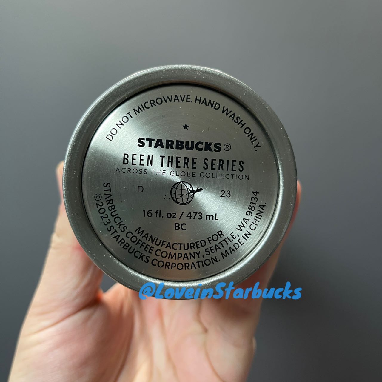 slight flaw Starbucks stainless steel cup 16oz