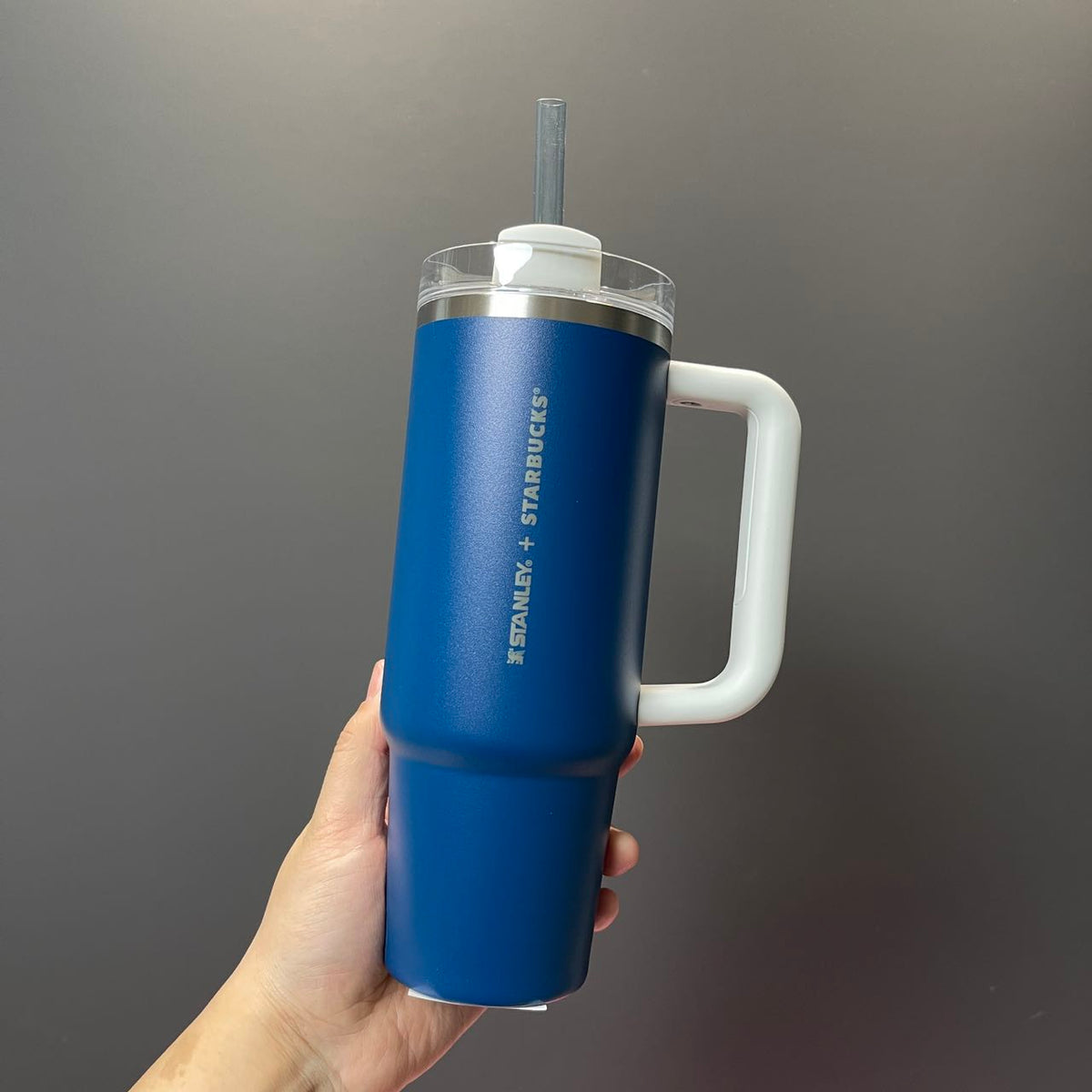 Starbucks Stanley Korea 2025 new year blue stainless steel cup 30oz