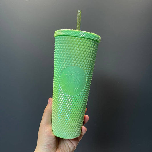 Starbucks Philippines 2023 Exclusive Chartreuse Studded Bling Venti Tumbler cup 24oz