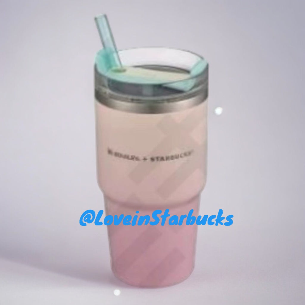 pre-order Starbucks Taiwan 2024 Alpaca series Stanley pink Stainless steel cup 20oz