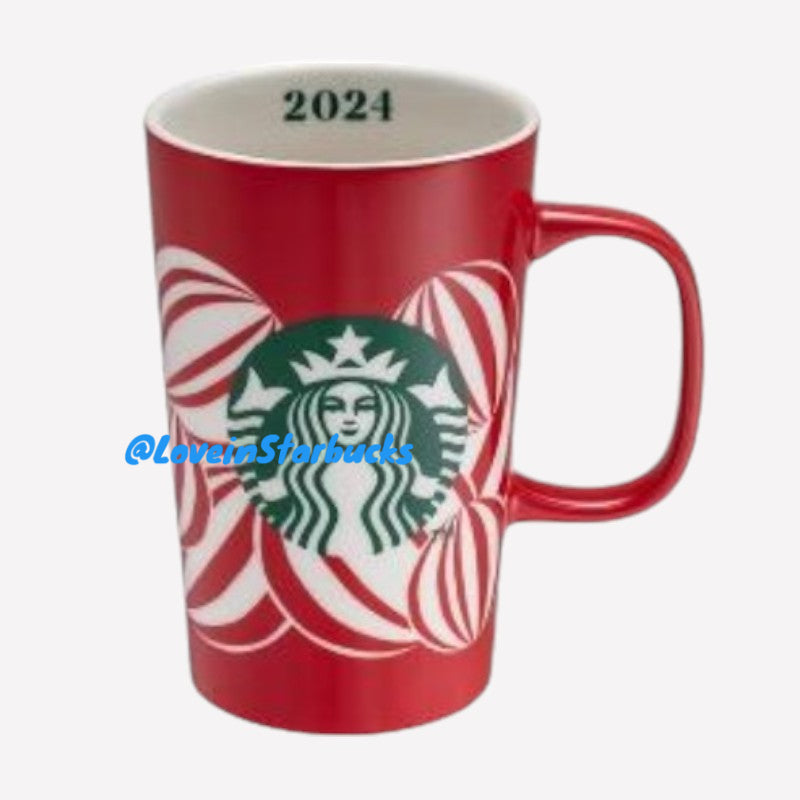 Starbucks Taiwan 2024 Christmas series Christmas Red Cup Mug 355ml