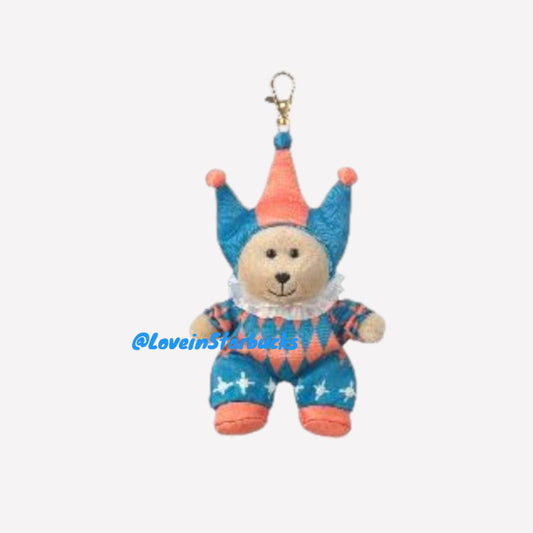 Starbucks Taiwan 2024 Christmas series Joker Mini Bear Keychain