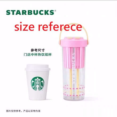 Starbucks China 2024 Colorful summer double drinking plastic cup 760ml