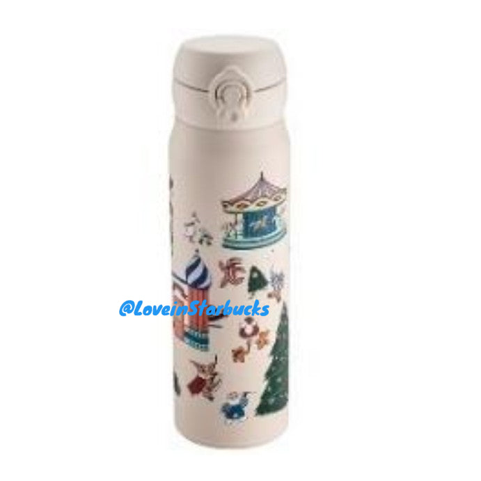 Starbucks Taiwan 2024 Christmas series Carnival stainless steel cup 600ml