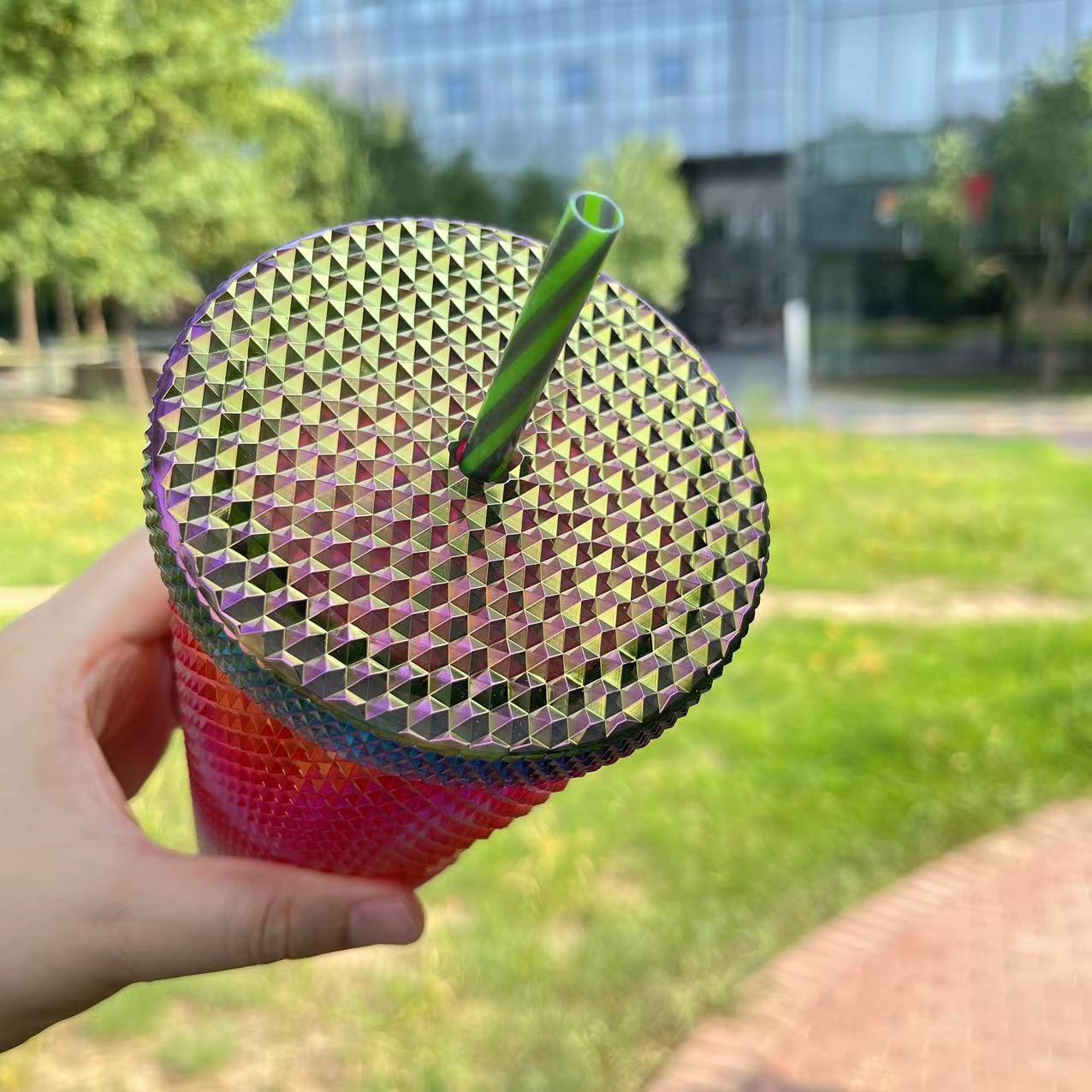 Starbucks good dragonfruit studded tumblers