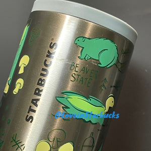slight flaw Starbucks stainless steel cup 16oz