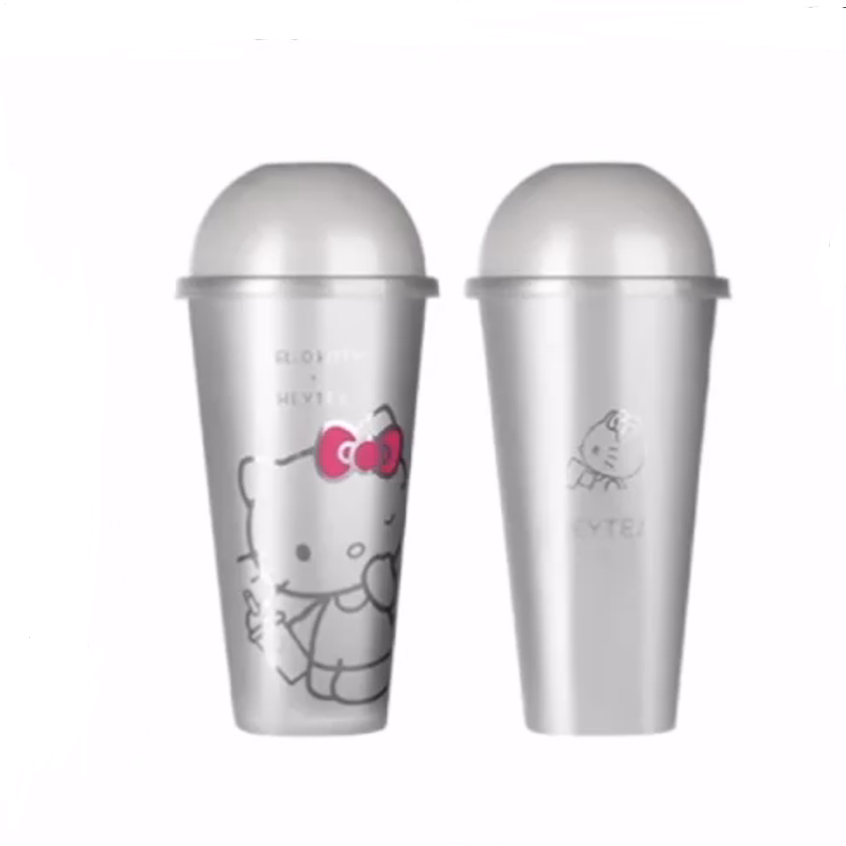 Hello Kitty and HEYTA China 2024 drink cup 2PCS without Rhinestones on cup