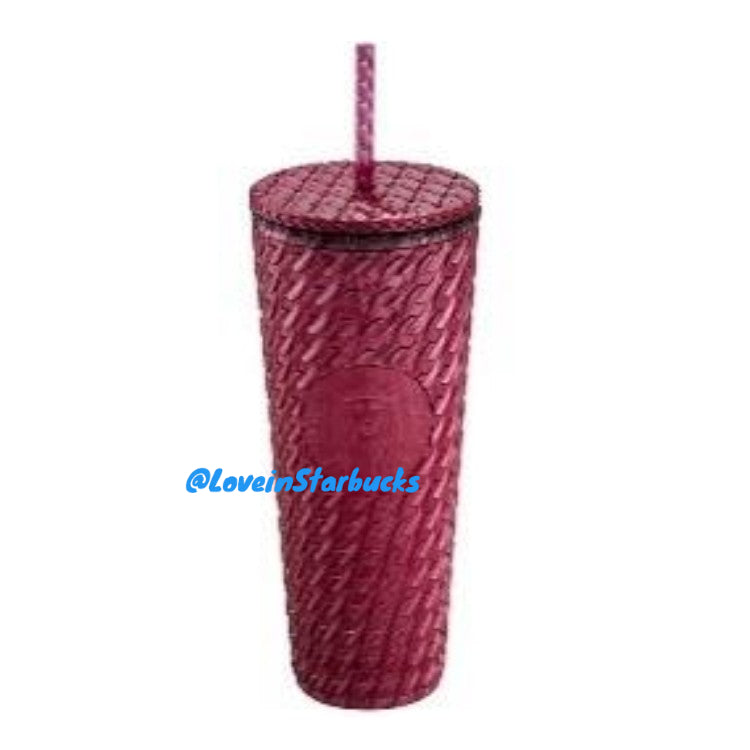 Starbucks Taiwan 2024 Christmas series red straw cup 710ml 24oz