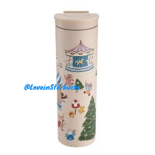 Starbucks Taiwan 2024 Christmas series Stainless steel cup 473ml