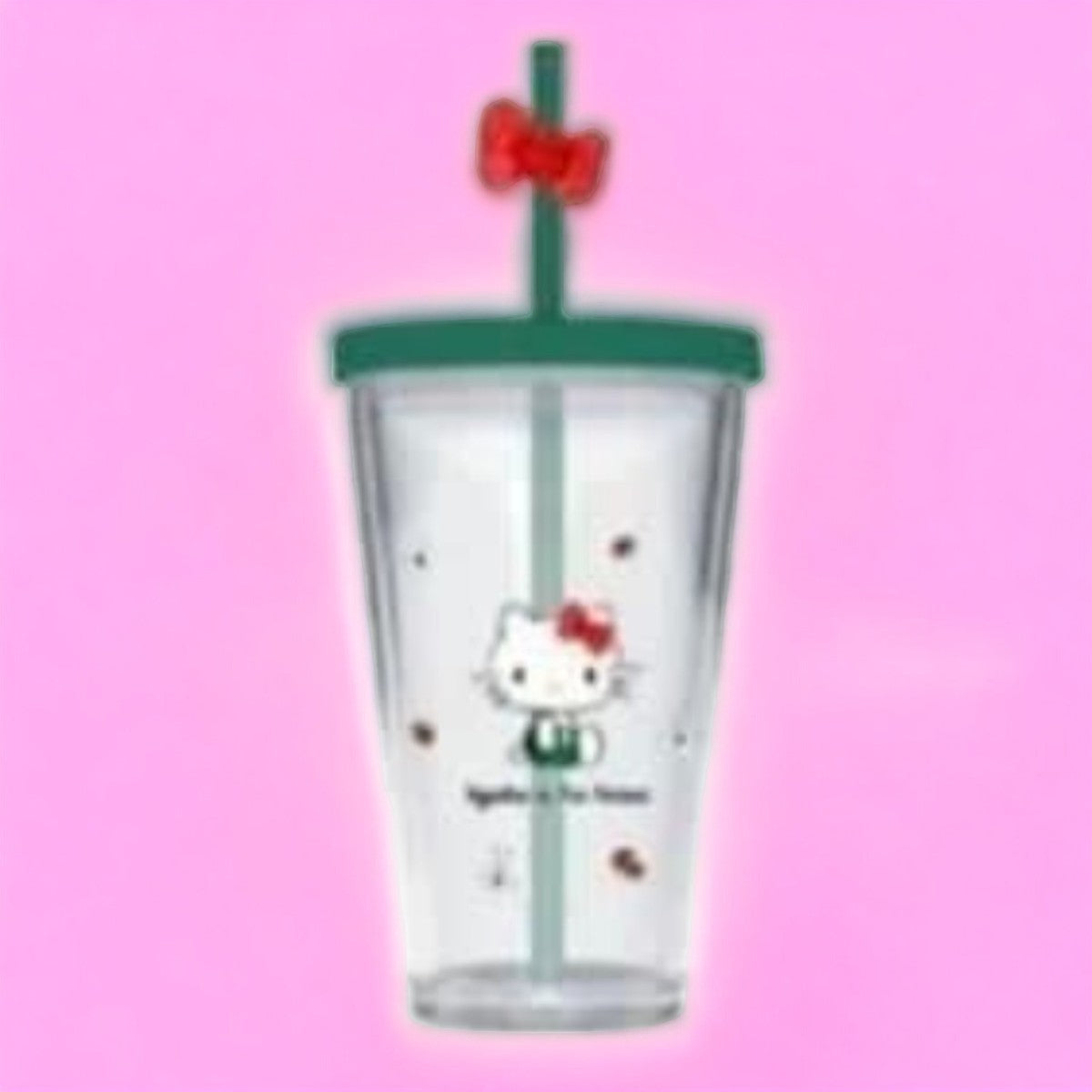 Starbucks Hello Kitty co-brand 2024 ASIA plastic straw cup 16oz