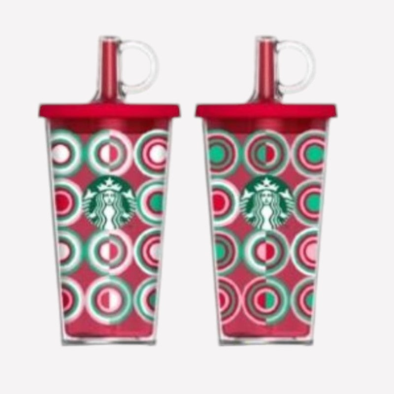 Starbucks Taiwan 2024 Christmas series straw cup 473ml  -- one cup