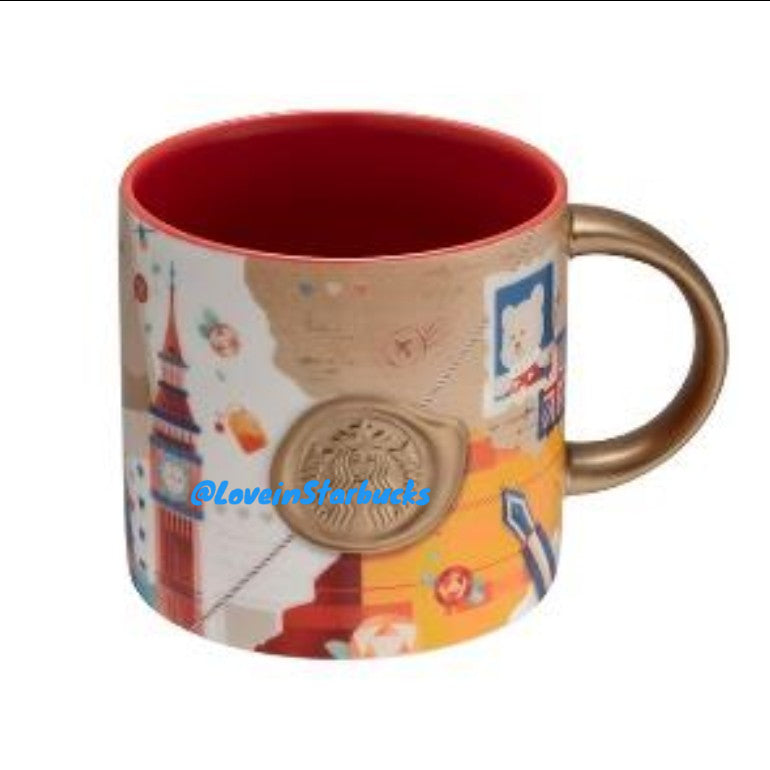 Starbucks Taiwan 2024 Christmas series mug 414ml