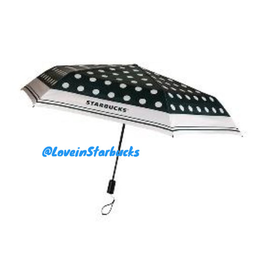 Starbucks Taiwan 2024 Christmas series Automatic folding umbrella